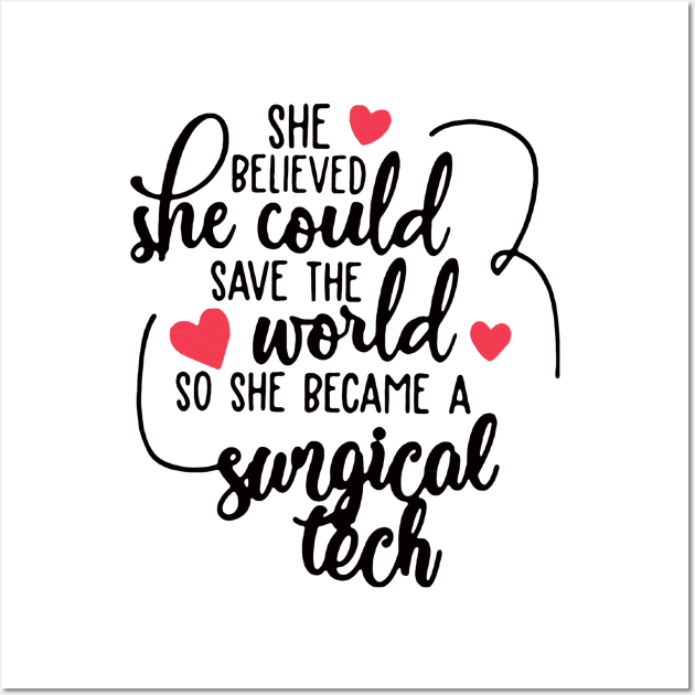 Surgical Tech Wall Art by janetradioactive